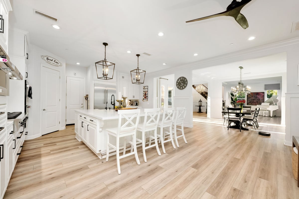Home renovation in Caringbah Sutherland Shire — bright modern open-plan living space by ACG Built